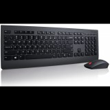 Lenovo 4X30H56829 billentyűzet Egér mellékelve Vezeték nélküli RF QWERTY Amerikai angol Fekete (4X30H56829)