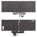 Lenovo 5CB0L66080 gyári új fekete, magyar, háttérvilágításos laptop billentyűzet, keret nélkül