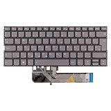 Lenovo 5CB0R08574 gyári új magyar szürke háttérvilágításos laptop billentyűzet, keret nélkül