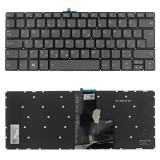 Lenovo 5CB0R39225 gyári új magyar szürke, háttérvilágításos laptop billentyűzet, keret nélkül (bekapcsoló gombbal szerelt típus)