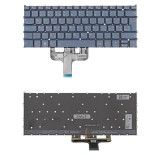 Lenovo 5CB1J51023 gyári új, magyarított ezüst háttérvilágításos laptop billentyűzet, keret nélkül