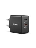 Lenovo Dual USB-C 65W GaN Charger Black 40AW065BEU