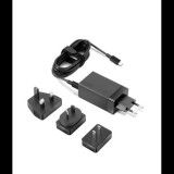 Lenovo G0A6N065WW mobiltelefon töltő Univerzális Fekete AC Beltéri (G0A6N065WW)