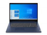 Lenovo IdeaPad 3 17IML05 (kék) | Intel Core i3-10110U 2,10 | 12GB DDR4 | 500GB SSD | 1000GB HDD | 17,3" matt | 1600X900 (HD+) | Intel UHD Graphics | W11 PRO