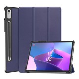 Lenovo Tab P11 Pro (11.2) (2. generáció) TB-132FU, mappa tok, Trifold, érintőceruza tartó, sötétkék