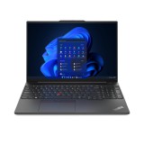 Lenovo ThinkPad E16 Gen 1 (Intel) Intel® Core™ i5 i5-1335U Laptop 40,6 cm (16") WUXGA 16 GB DDR4-SDRAM 256 GB SSD Wi-Fi 6 (802.11ax) Windows 11 Pro Amerikai angol Fekete