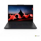 Lenovo ThinkPad L16 Gen 1 (Intel) Intel Core Ultra 5 125U Laptop 40,6 cm (16") WUXGA 16 GB DDR5-SDRAM 512 GB SSD Wi-Fi 6E (802.11ax) Windows 11 Pro Fekete (21L3002KGE)