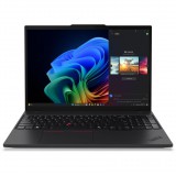 Lenovo ThinkPad T16 Gen 4 (AMD) Copilot+ PC AMD Ryzen AI 7 350 Laptop 40,6 cm (16") WUXGA 32 GB DDR5-SDRAM 1 TB SSD Wi-Fi 7 (802.11be) Windows 11 Pro Német Fekete (21QN005KGE)