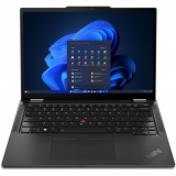 Lenovo ThinkPad X13 2-in-1 Gen 5 Intel Core Ultra 5 125U Hibrid (2 az 1-ben) 33,8 cm (13.3") Érintőképernyő WUXGA 16 GB LPDDR5x-SDRAM 512 GB SSD Wi-Fi 6E (802.11ax) Windows 11 Pro Fekete (21LW000YGE)