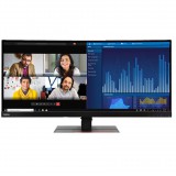 Lenovo ThinkVision P34w-20 LED display 86,7 cm (34.1") 3440 x 1440 pixelek Wide Quad HD Fekete (63F2RAT3EU)