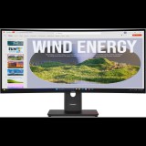 Lenovo ThinkVision T34WD-40 Monitor 34" WQHD 3440x1440 Ívelt (64AEGAT1EU)