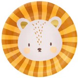 Leó party papírtányér 18cm 6db-os kiszerelésben