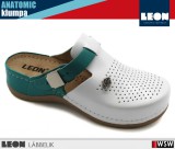 Leon ANATOMIC 901 TURQUOISE komfort női klumpa