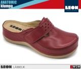 Leon ANATOMIC 902 BURGUNDY komfort női klumpa