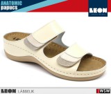 Leon ANATOMIC 904 BEIGE komfort női papucs