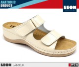Leon ANATOMIC 905 BEIGE komfort női papucs