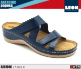 Leon ANATOMIC 906 BLUE komfort női papucs