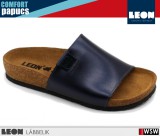 Leon COMFORT 4205 BLUE komfort női papucs