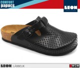 Leon COMFORT 4250 BLACK komfort női papucs