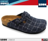 Leon COMFORT 4260 BLUE komfort női papucs