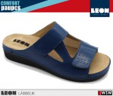 Leon COMFORT 5010 BLUE komfort női papucs