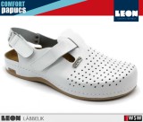 Leon COMFORT 701 WHITE komfort férfi papucs