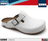 Leon COMFORT 703 WHITE komfort férfi papucs