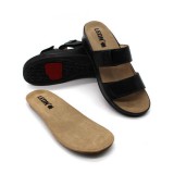 Leon Comfortstep 2020 női fekete papucs 36, 37, 40 kivehető talpbetéttel