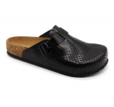 Leon Comfortstep 4700 fekete férfi bőr klumpa 42-49 -Birkenstockhoz hasonlatos talppal