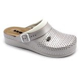 Leon Comfortstep 5002 perla női bőr klumpa kivehető talpbetéttel 36-41 (munkavédelmi)