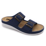 Leon Comfortstep 5012 kék női bőr papucs 36-41