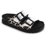 Leon Comfortstep 6024 fehér női bőr papucs 36-41 - anatómiai talppal