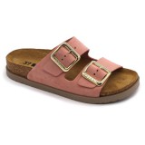 Leon Comfortstep 7010 rose női bőr papucs 36-41 -Birkenstockhoz hasonlatos talppal
