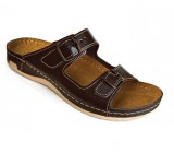 Leon Comfortstep 702 barna férfi bőr papucs 41-46