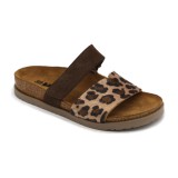 Leon Comfortstep 7021 barna női bőr papucs 36-41 -Birkenstockhoz hasonlatos talppal