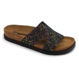 Leon Comfortstep 7030 fekete női bőr papucs 36-41 -Birkenstockhoz hasonlatos talppal