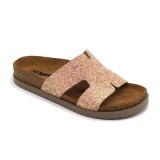 Leon Comfortstep 7030 rose női bőr papucs 36-41 -Birkenstockhoz hasonlatos talppal