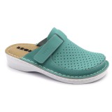 Leon Comfortstep v263 türkiz női bőr klumpa 36-42