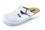 LEON V260 Comfort női bőr klumpa - Fehér (Előrendlhető)