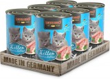 Leonardo Kitten baromfiban gazdag kiscica eledel (6 x 400 g) 2.4kg