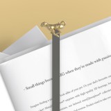 Leopárd, arany - Fém könyvjelző