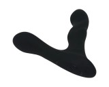 Leopárd Leopard - 2 motoros prosztatavibrátor (fekete)