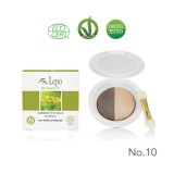 Lepo 425 BIO száraz-nedves duo szemhéjpúder, No.10 Barna, 2 g