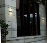 LESA fali lámpa ezüstszürke 230V LED E27 26W IP54