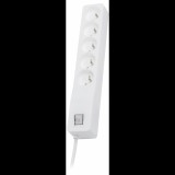 Lestar ZX 510G-AK 1.5M 5 aljzatos túlfeszültség védő - elosztó kapcsolóval 1.5m - Fehér (1966006295)