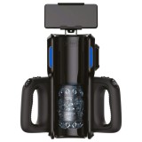 LETEN SM 500 - fel-le mozgó maszturbátor telefon tartóval (fekete)