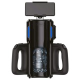 LETEN SM 500 - fel-le mozgó maszturbátor telefon tartóval (fekete)