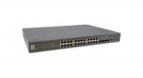 LevelOne Switch 24x GE GTP-2871 4x10GSFP+19" 400W 24xPoE+ - Switch - Copper Wire