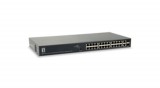 LevelOne TURING 26-Port Web Smart Gigabit PoE Switch - 24 PoE Outputs - 2 x SFP/RJ45 Combo - 185W - 802.3at/af PoE - Managed - L3 - Gigabit Ethernet (10/100/1000) - Power over Ethernet (PoE) - Rack mounting