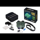 Levenhuk 6x21.3 Atom Digital DNB250 éjjellátó távcső - Zöld (83055)